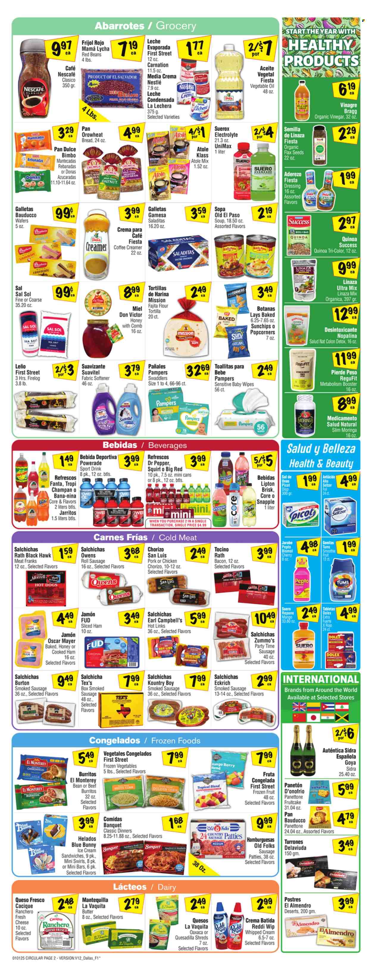 Fiesta Mart ad - 01/01/2025 - 01/07/2025. Page 1