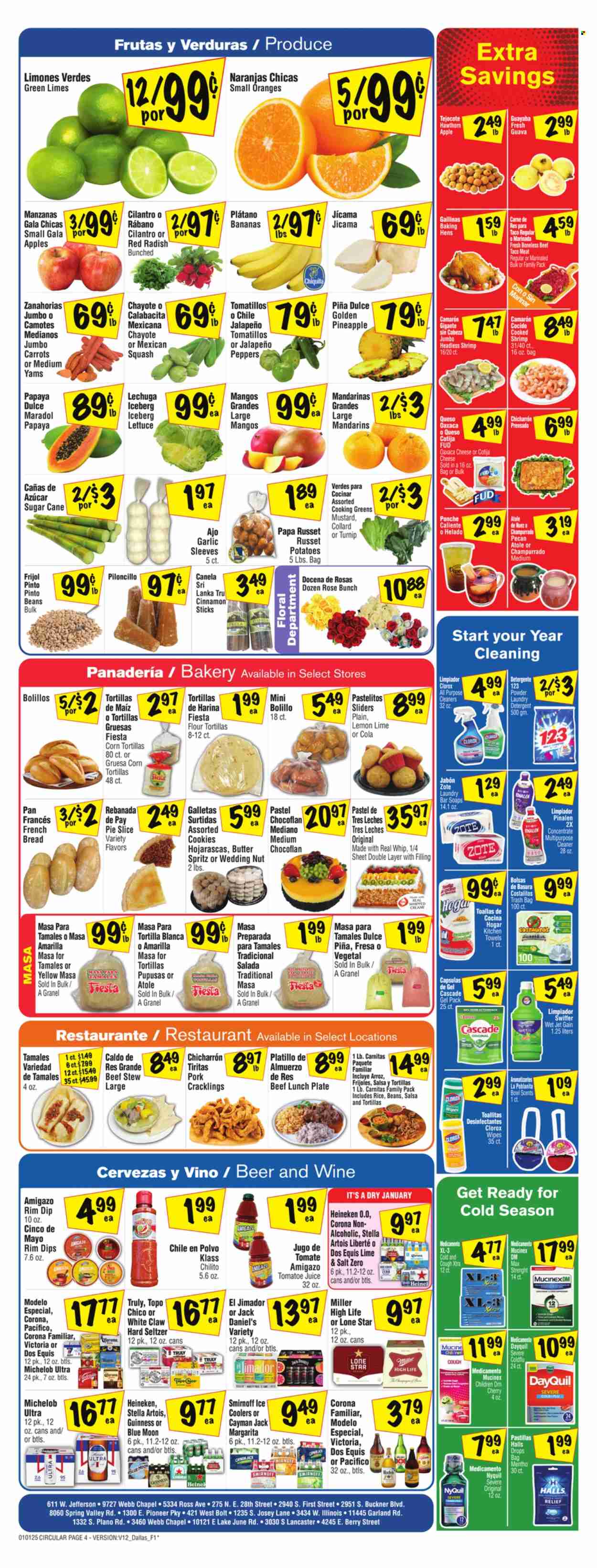 Fiesta Mart ad - 01/01/2025 - 01/07/2025. Page 1