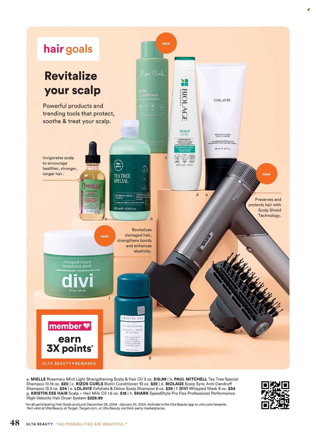 Ulta Beauty ad - 12/29/2024 - 01/18/2025. Page 1