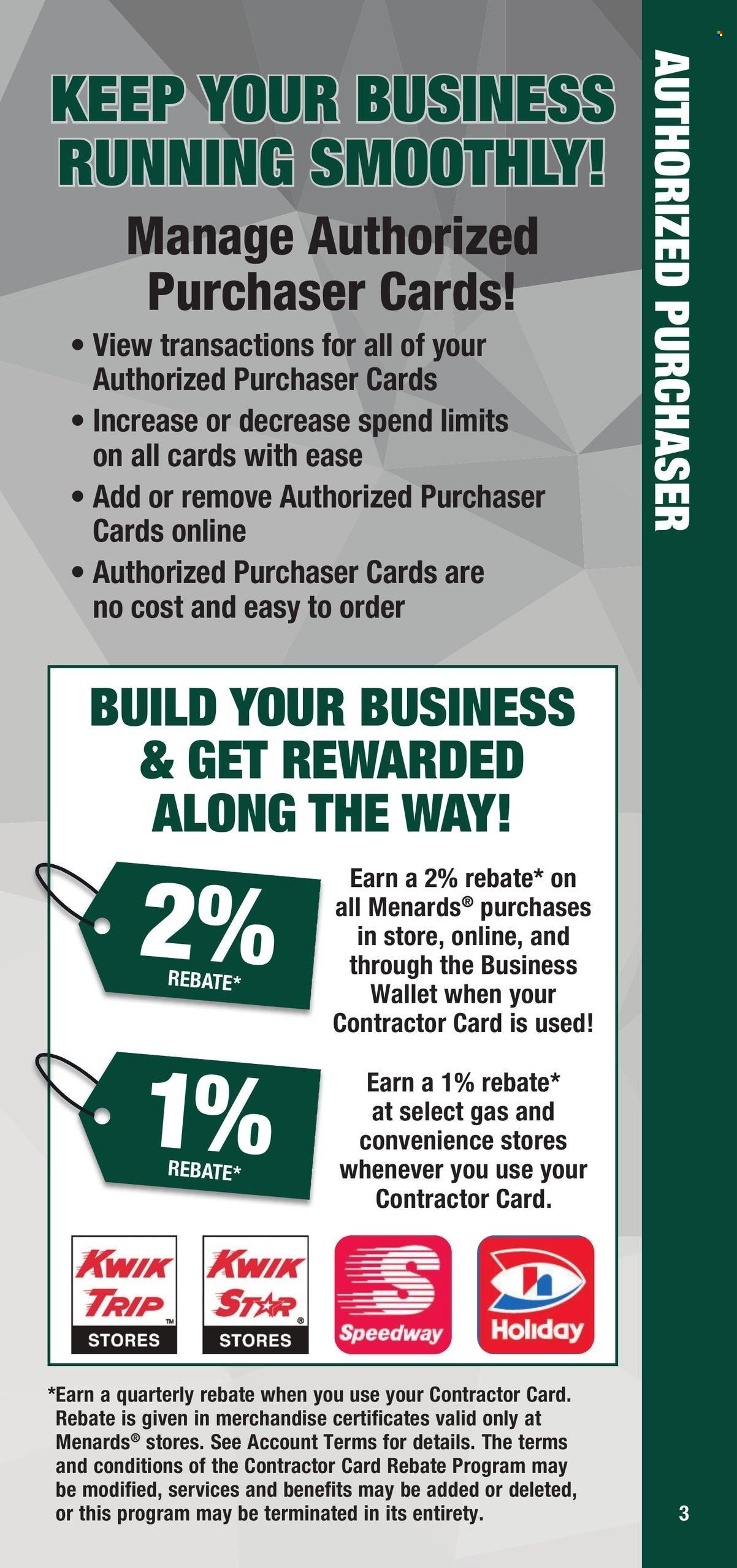 Menards ad - 01/01/2025 - 12/31/2025. Page 1