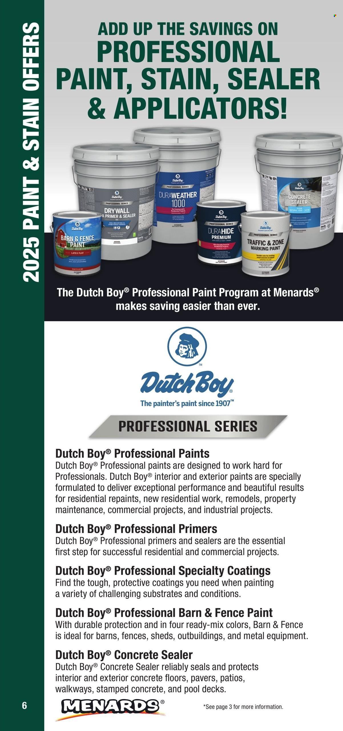 Menards ad - 01/01/2025 - 12/31/2025. Page 1