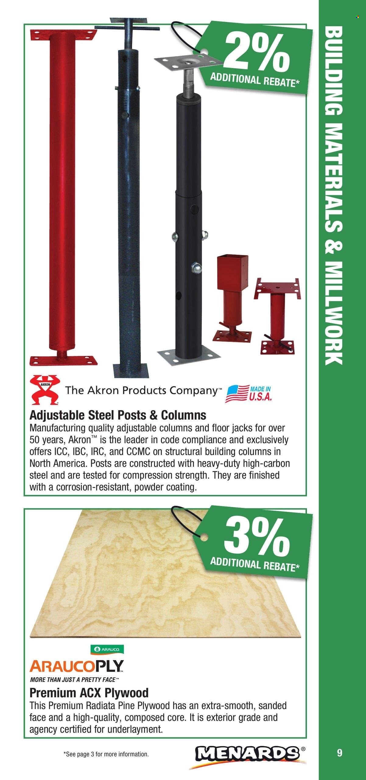Menards ad - 01/01/2025 - 12/31/2025. Page 1