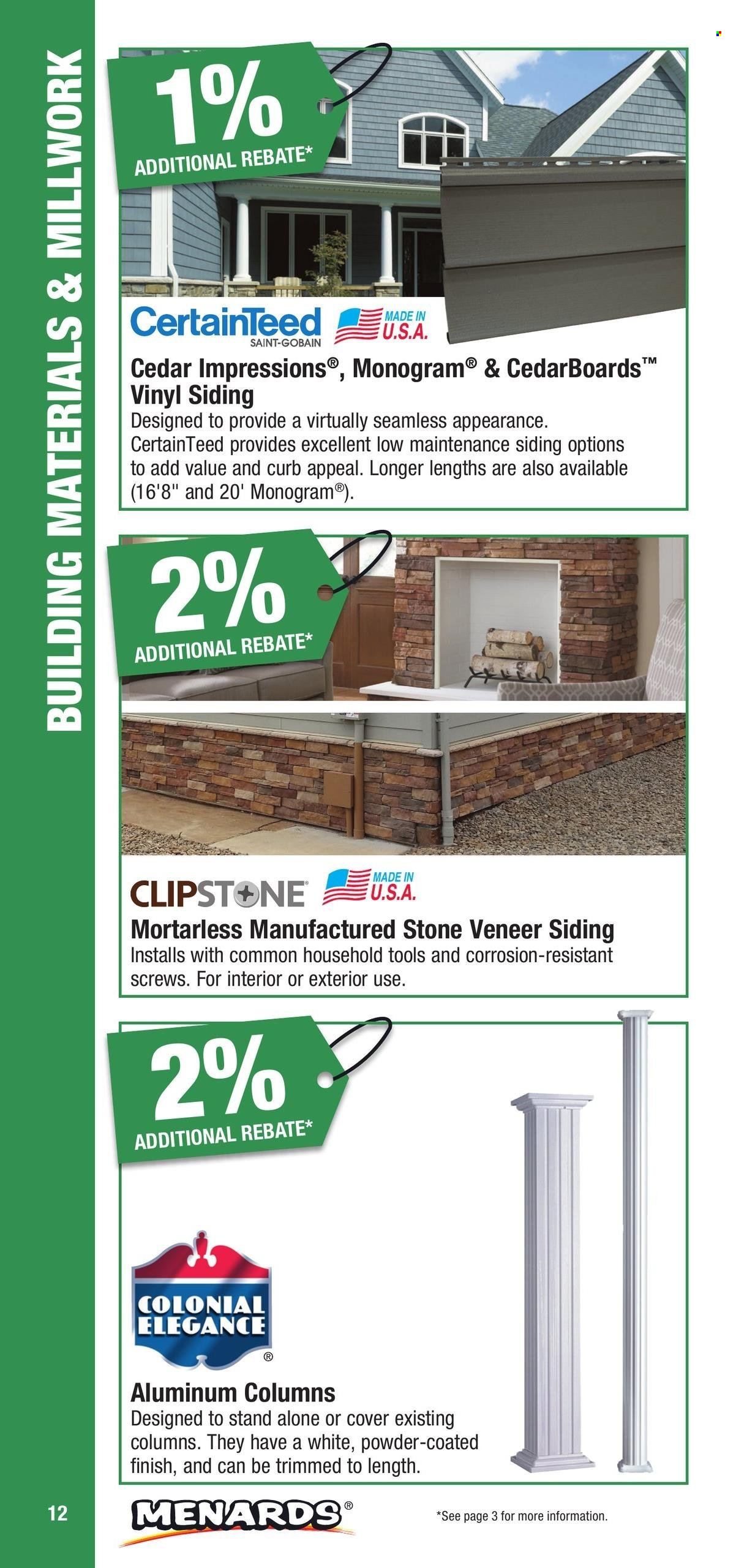Menards ad - 01/01/2025 - 12/31/2025. Page 1