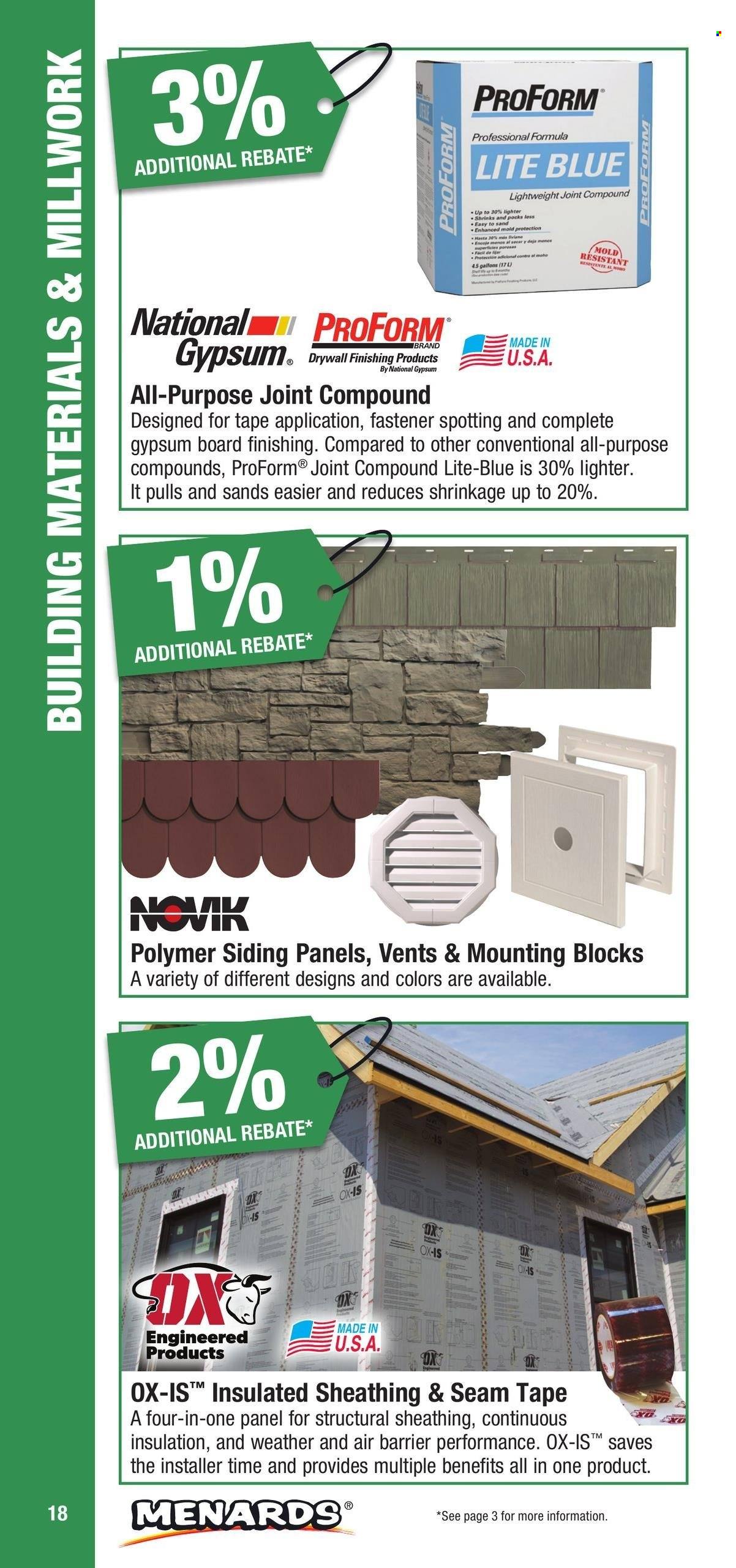 Menards ad - 01/01/2025 - 12/31/2025. Page 1