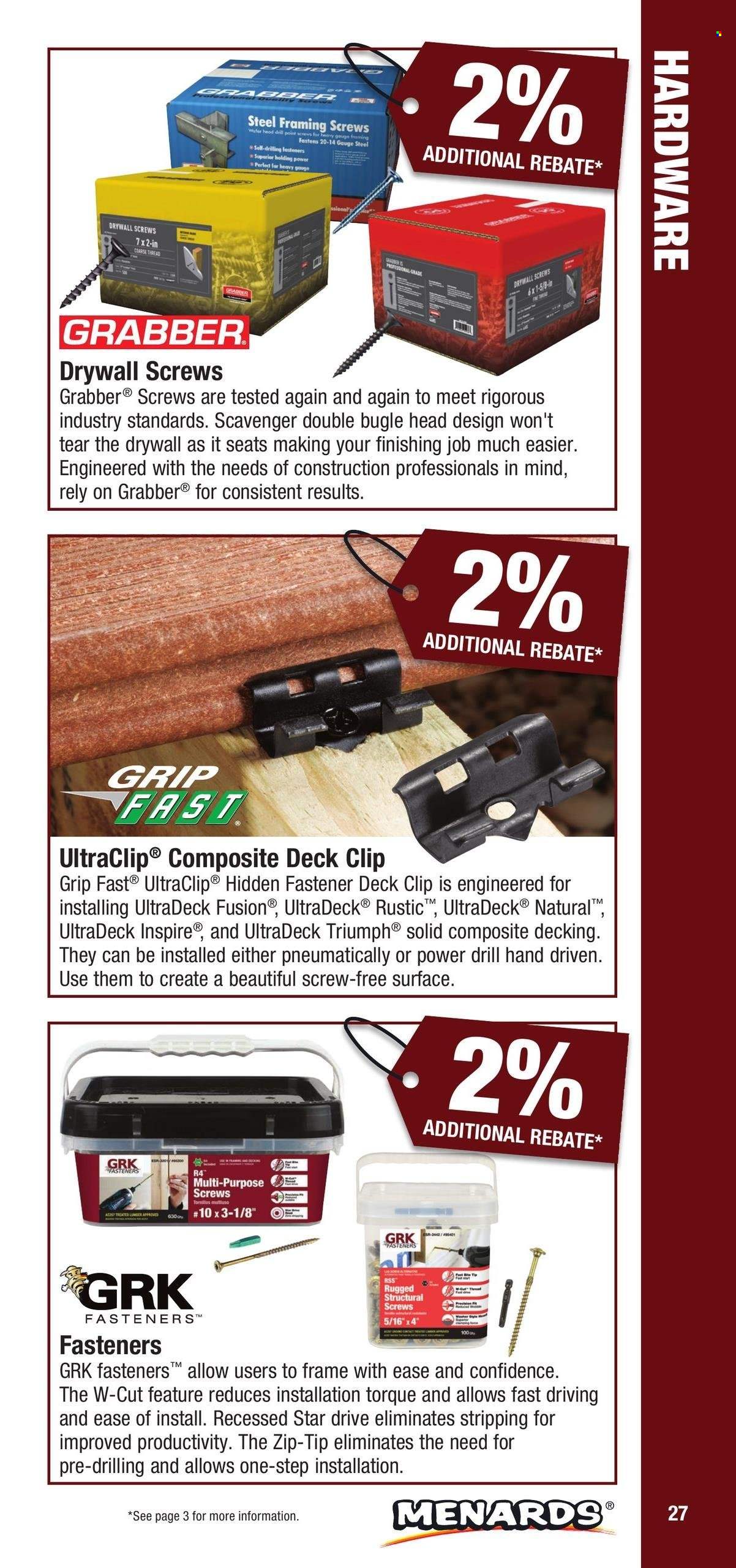 Menards ad - 01/01/2025 - 12/31/2025. Page 1