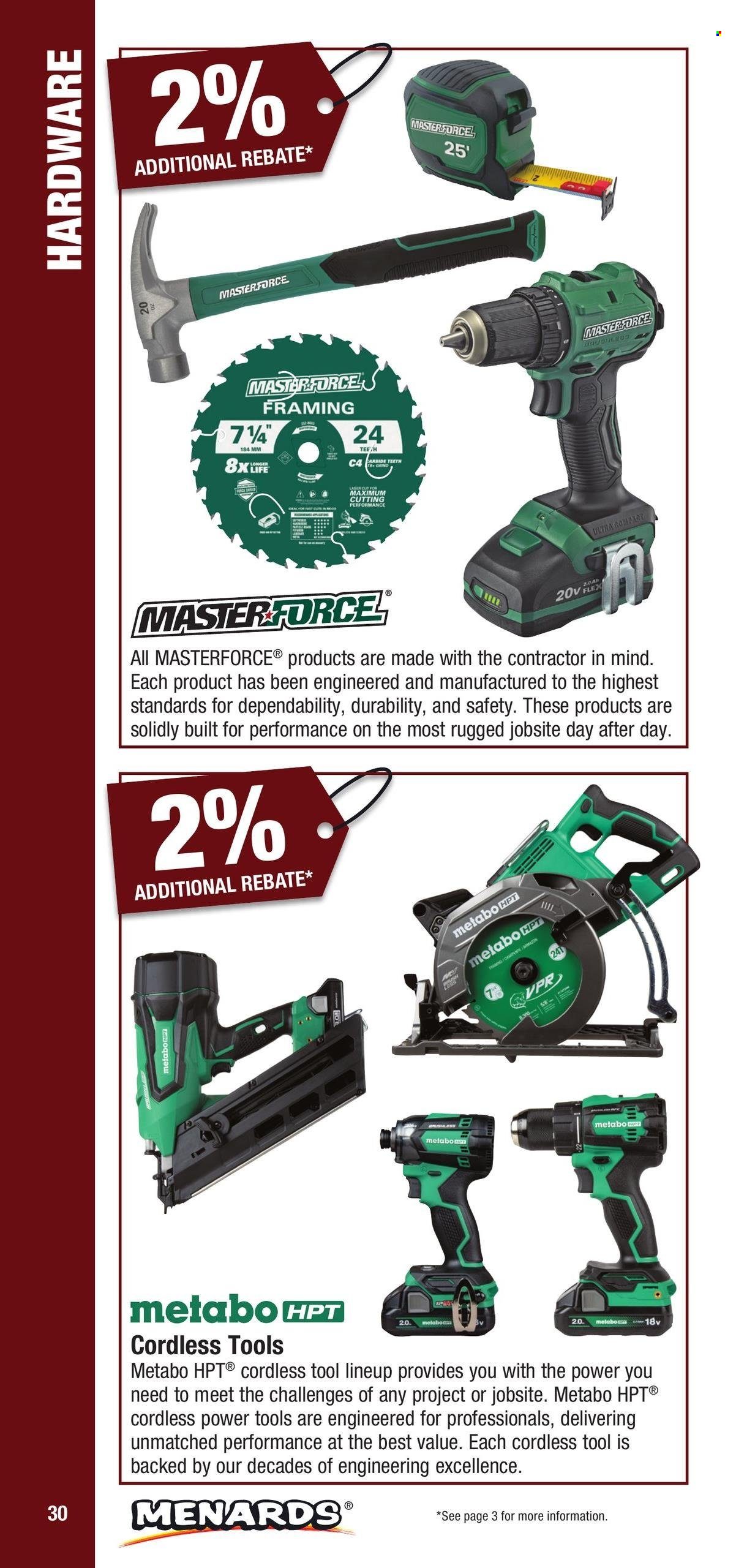 Menards ad - 01/01/2025 - 12/31/2025. Page 1