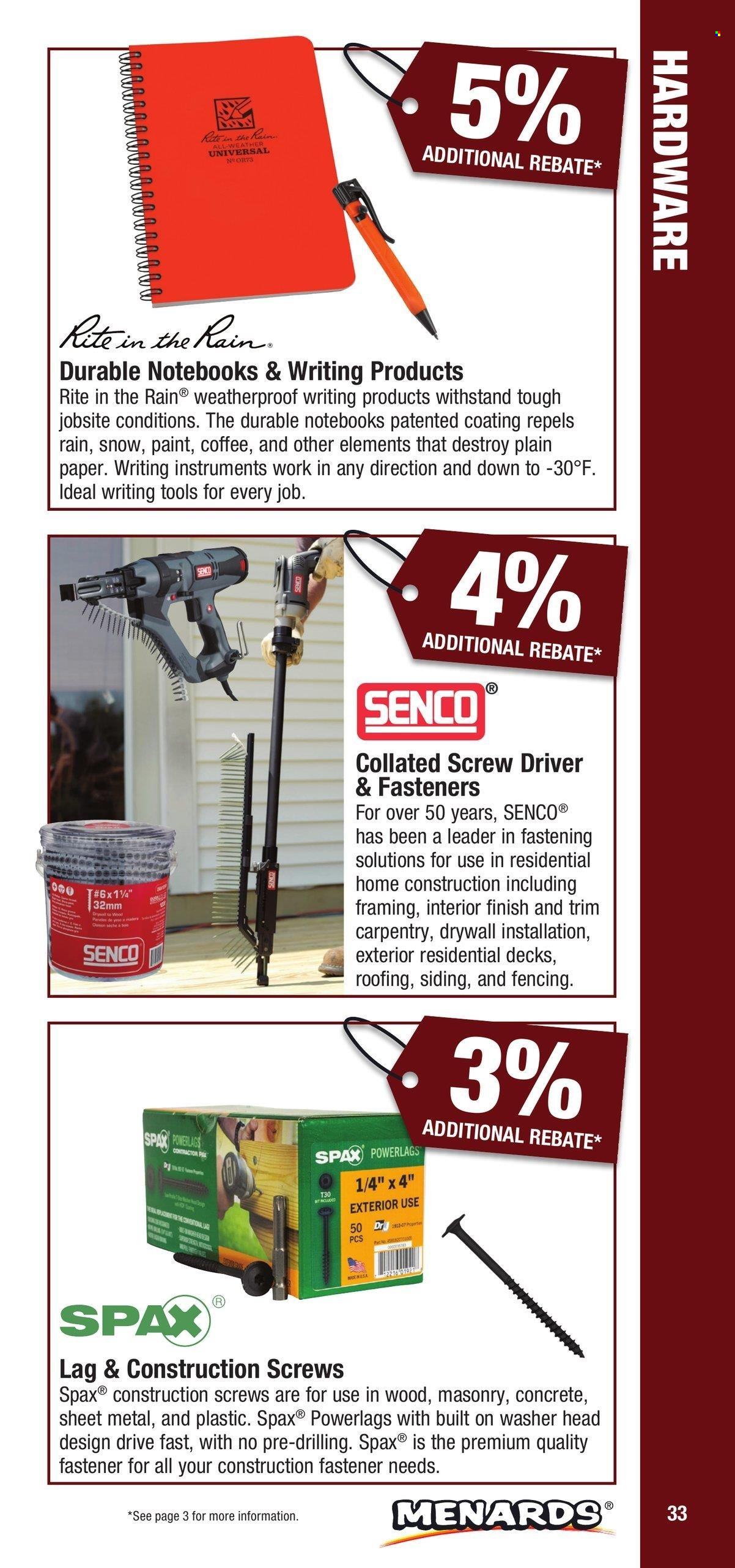 Menards ad - 01/01/2025 - 12/31/2025. Page 1
