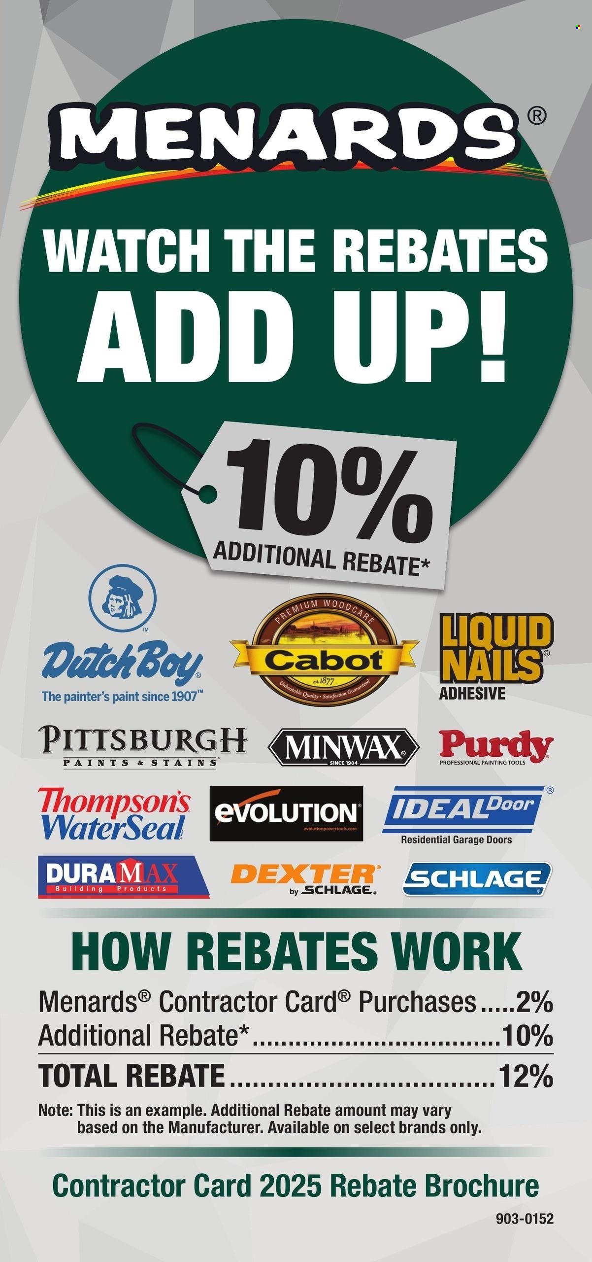 Menards ad - 01/01/2025 - 12/31/2025. Page 1