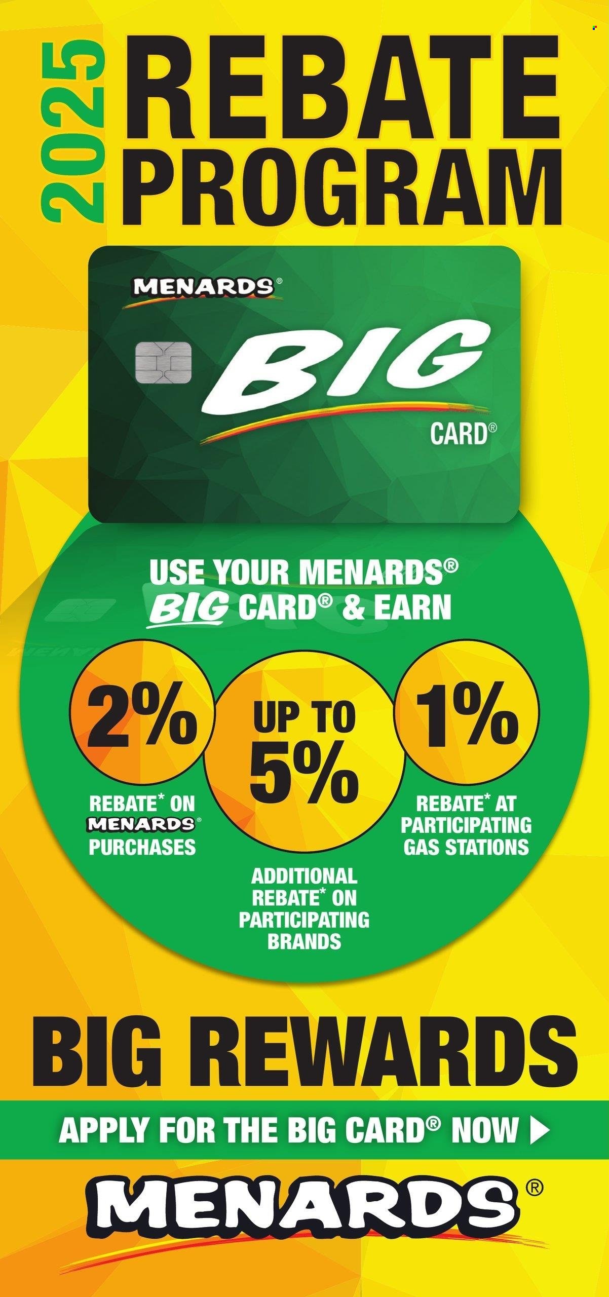 Menards ad - 01/01/2025 - 12/31/2025. Page 1