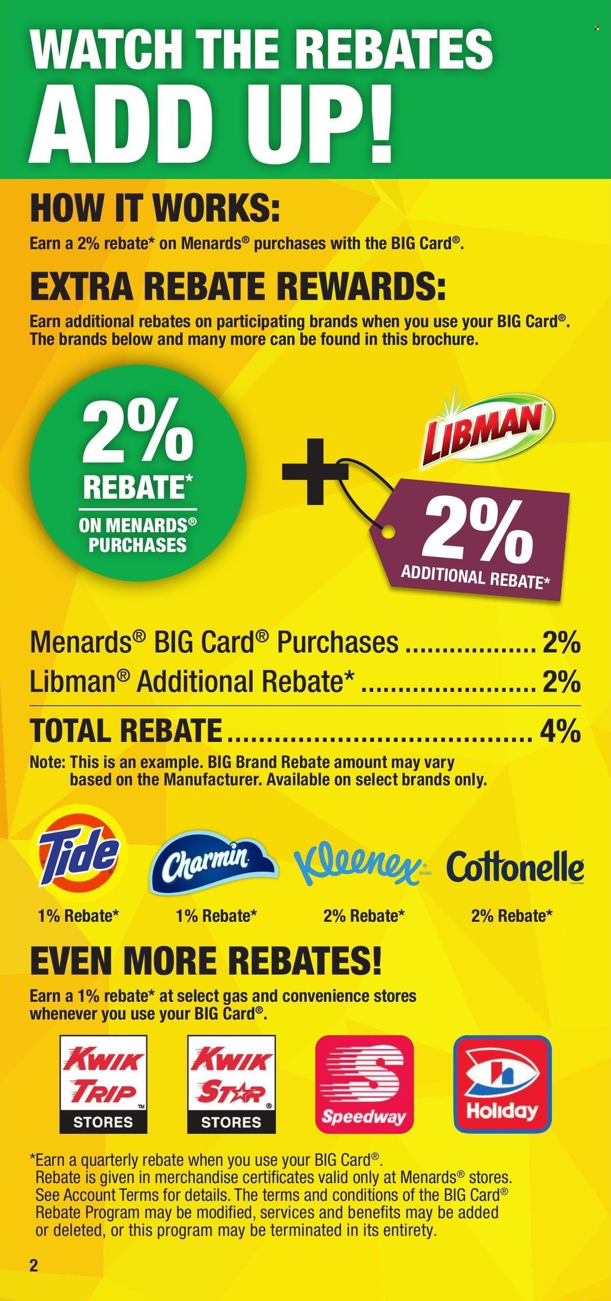 Menards ad - 01/01/2025 - 12/31/2025. Page 1