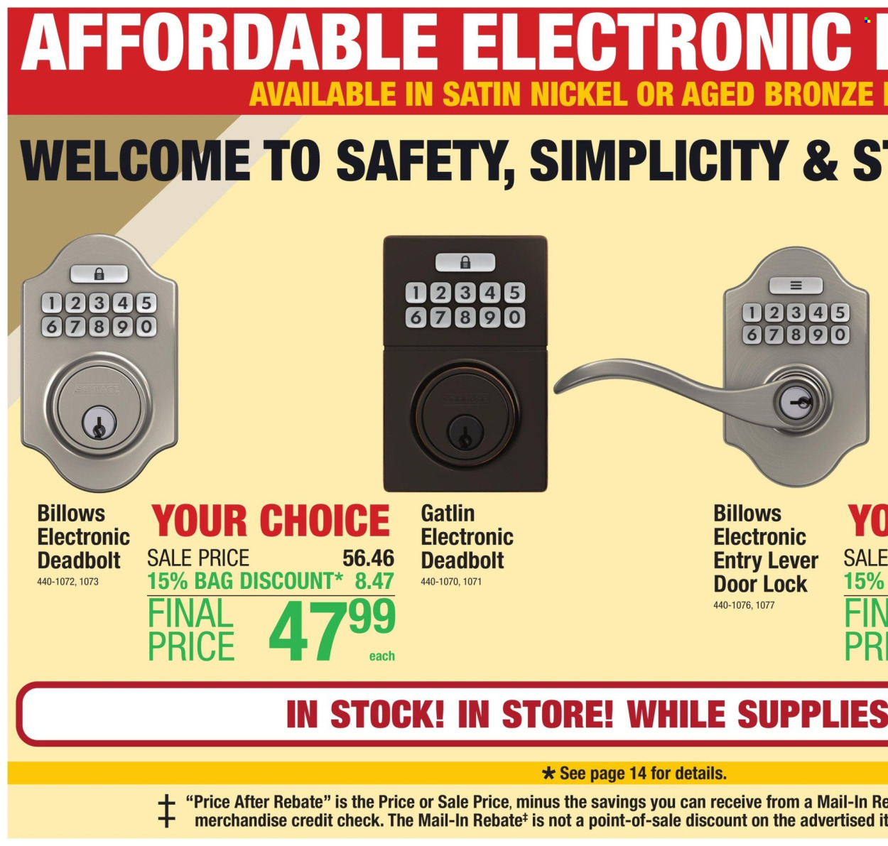 Menards ad - 01/01/2025 - 01/12/2025. Page 1