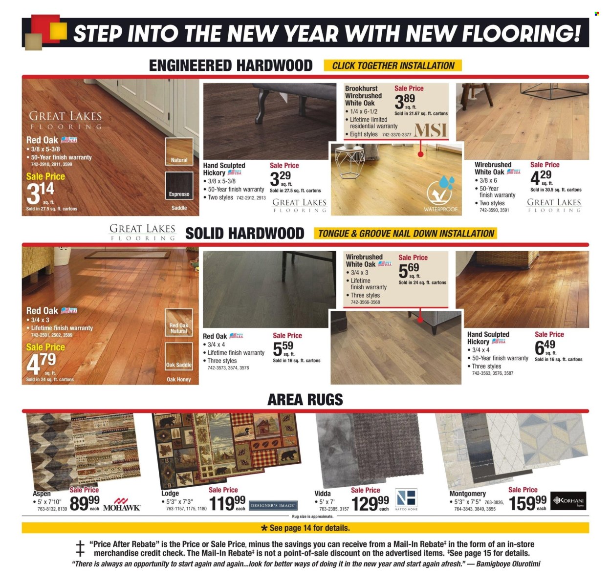 Menards ad - 01/01/2025 - 01/12/2025. Page 1