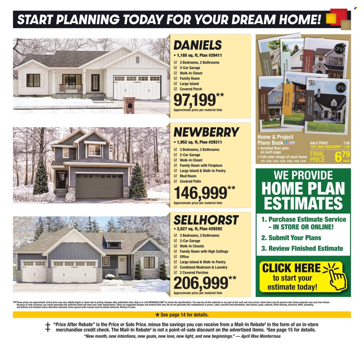 Menards ad - 01/01/2025 - 01/12/2025. Page 1