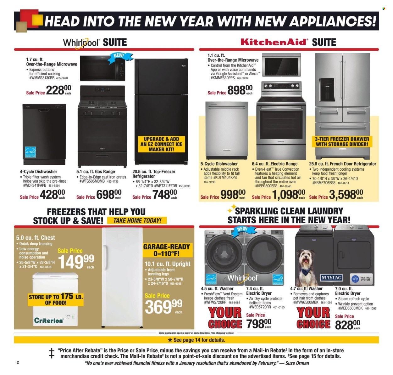 Menards ad - 01/01/2025 - 01/12/2025. Page 1