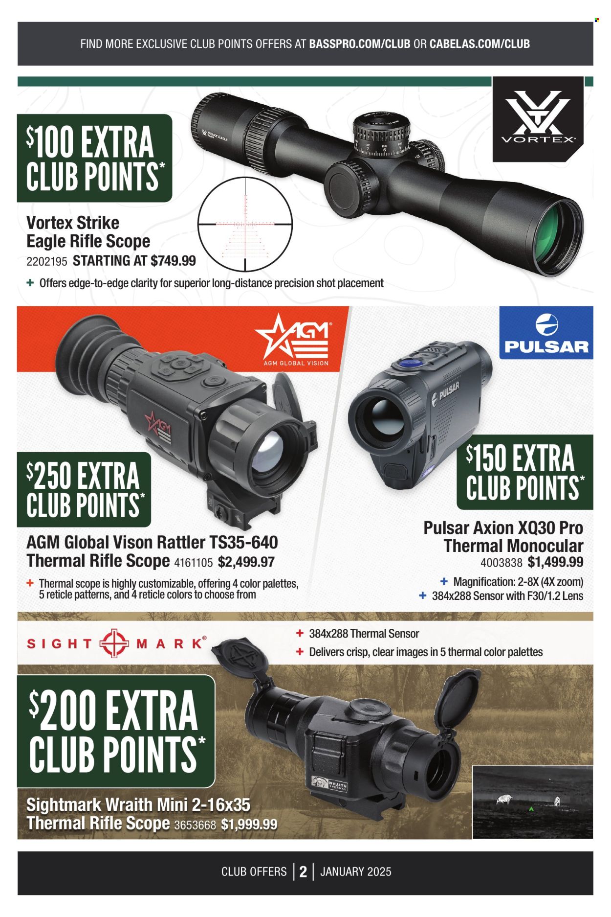 Bass Pro Shops ad - 01/01/2025 - 01/31/2025. Page 1