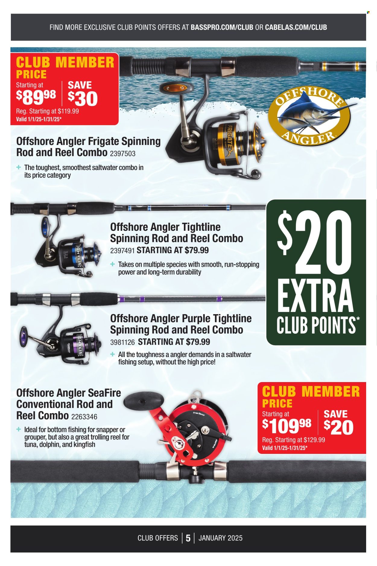 Cabela's ad - 01/01/2025 - 01/31/2025. Page 1