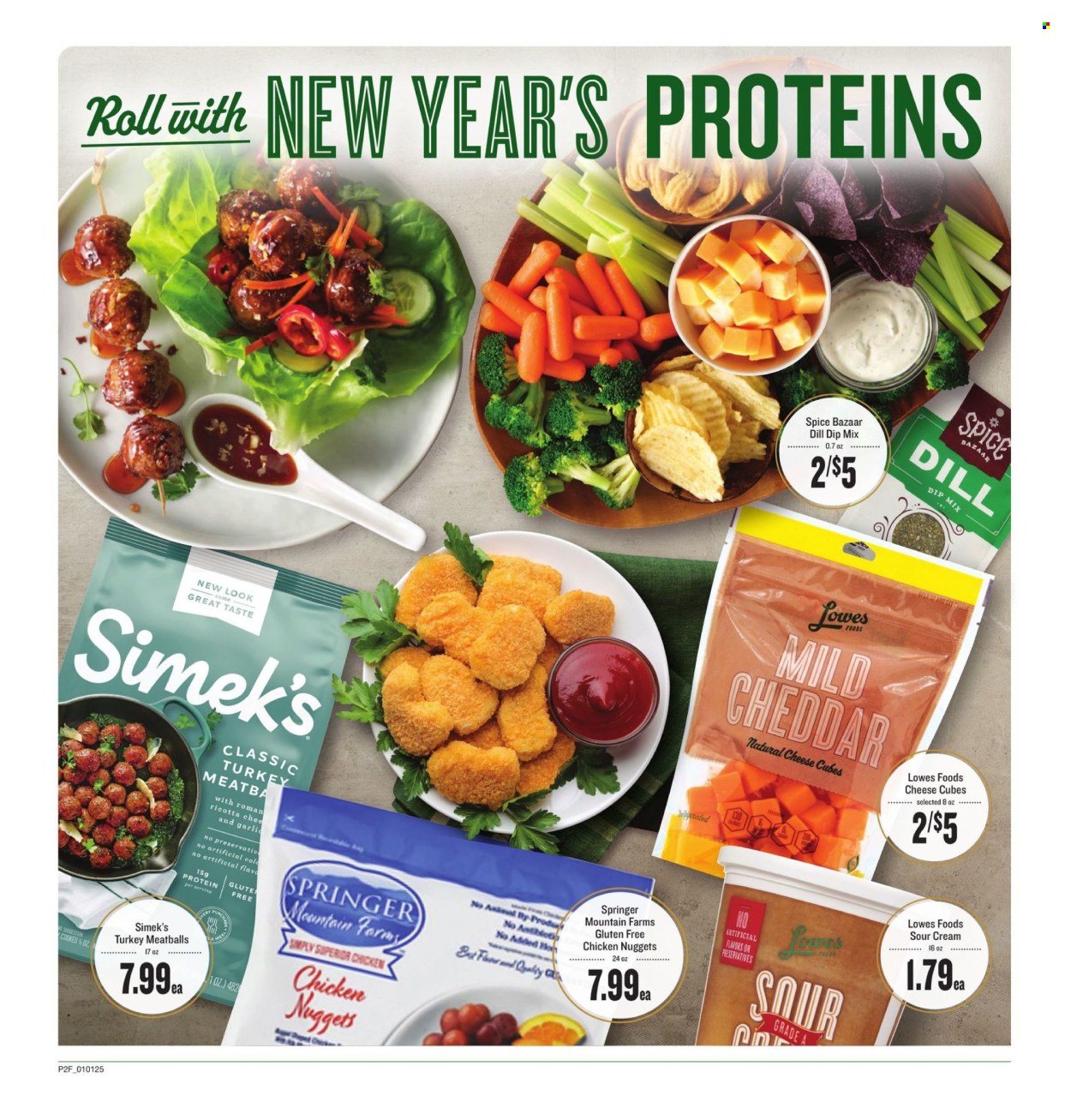 Lowes Foods ad - 01/01/2025 - 01/21/2025. Page 1