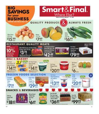 Smart & Final Flyer - 01/02/2025 - 01/14/2025.