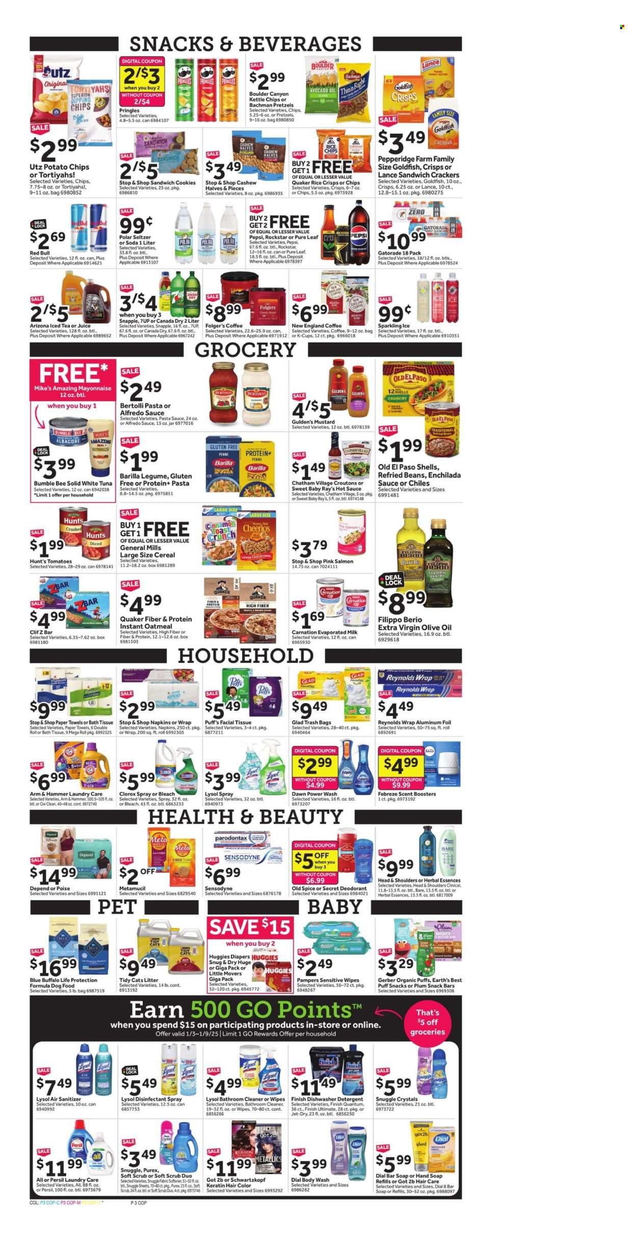 Stop & Shop ad - 01/03/2025 - 01/09/2025. Page 1