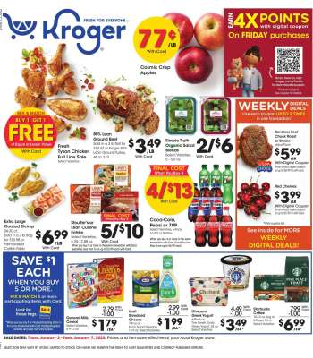 Kroger Flyer - 01/02/2025 - 01/07/2025.