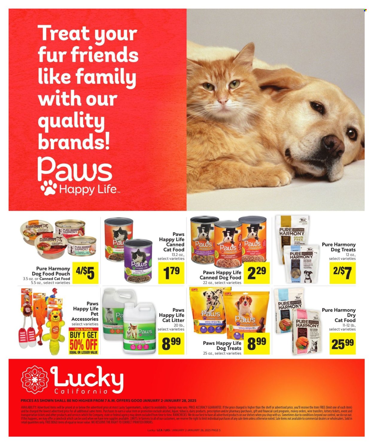 Lucky California ad - 01/02/2025 - 01/28/2025. Page 1