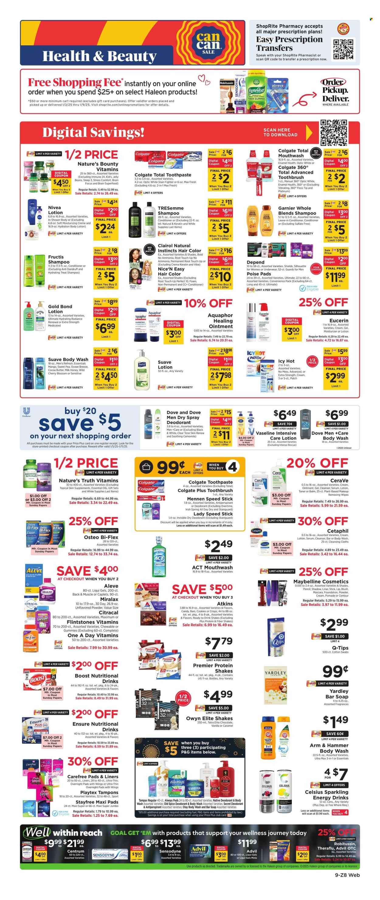 ShopRite ad - 01/03/2025 - 01/09/2025. Page 1