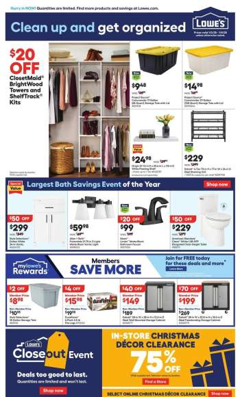 Lowe's Flyer - 01/02/2025 - 01/08/2025.