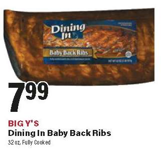 Dining In Baby Back Ribs