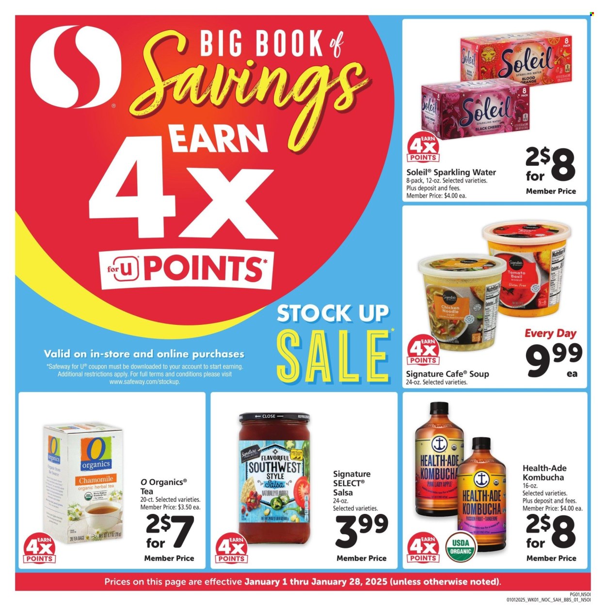 Safeway ad - 01/01/2025 - 01/28/2025. Page 1