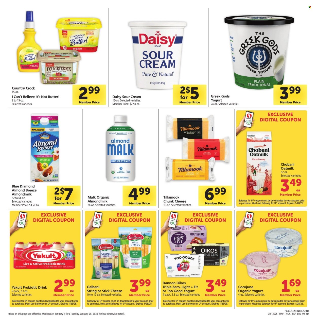 Safeway ad - 01/01/2025 - 01/28/2025. Page 1