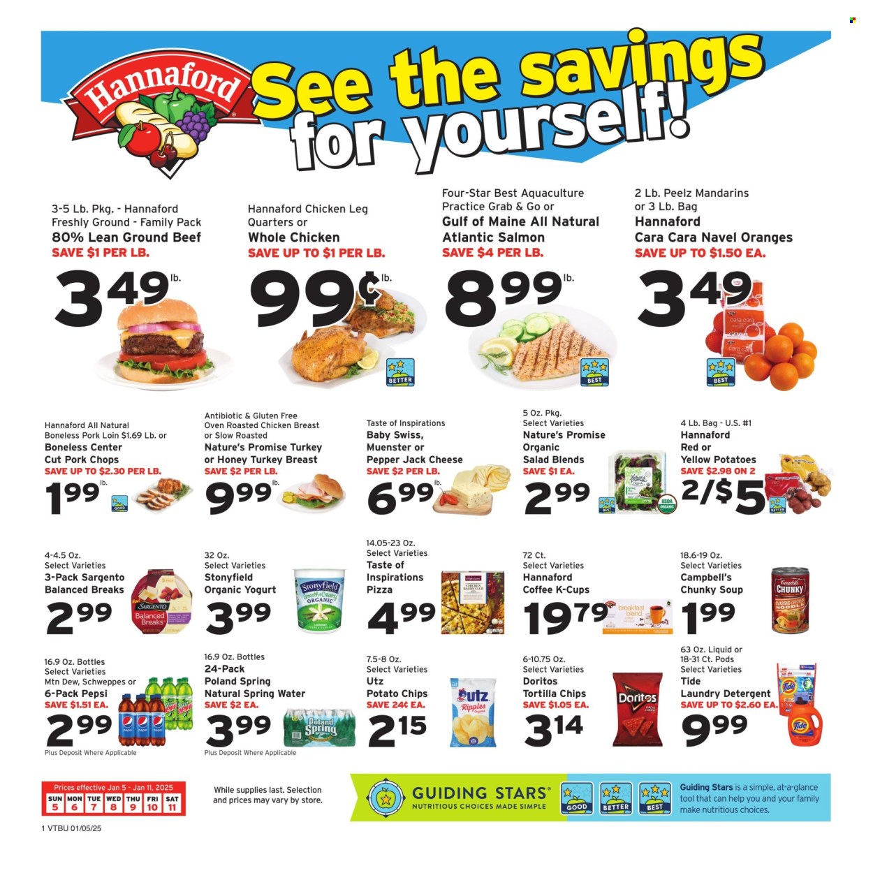 Hannaford ad - 01/05/2025 - 01/11/2025. Page 1