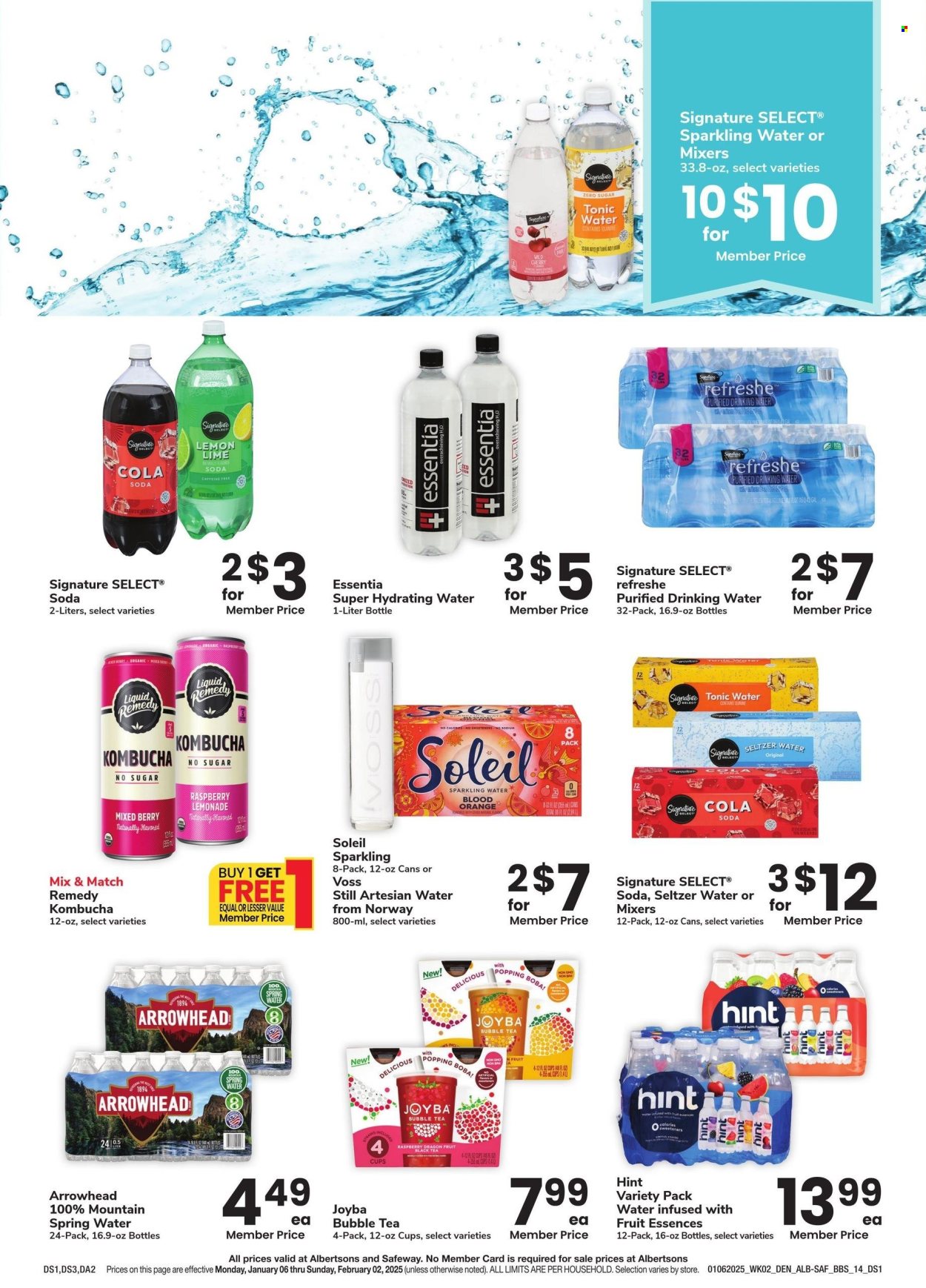 Safeway ad - 01/06/2025 - 02/02/2025. Page 1