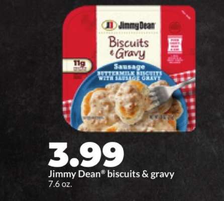 Jimmy Dean biscuits & gravy