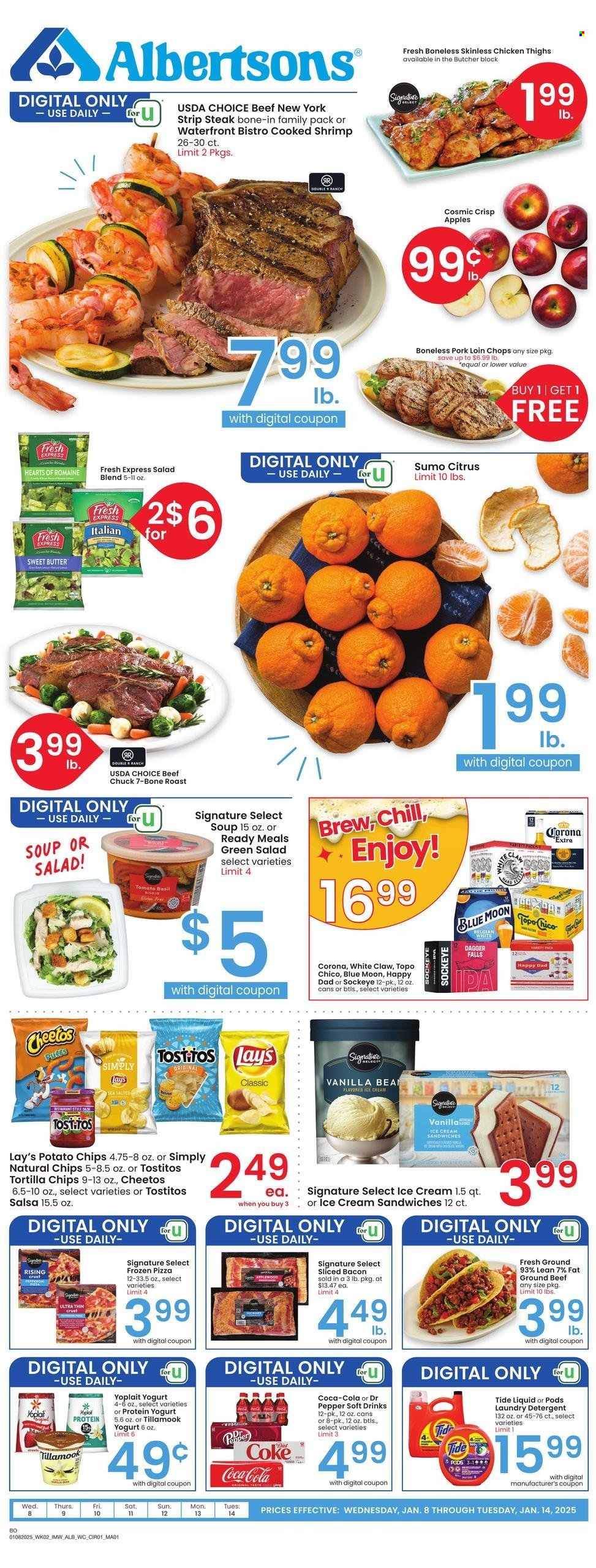 Albertsons ad - 01/08/2025 - 01/14/2025. Page 1