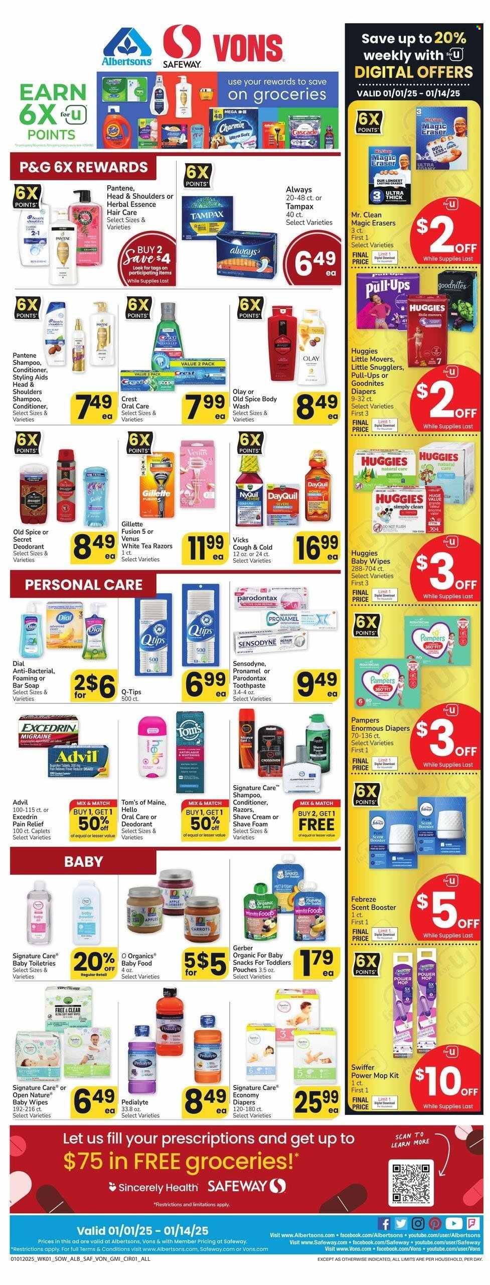 Albertsons ad - 01/08/2025 - 01/14/2025. Page 1