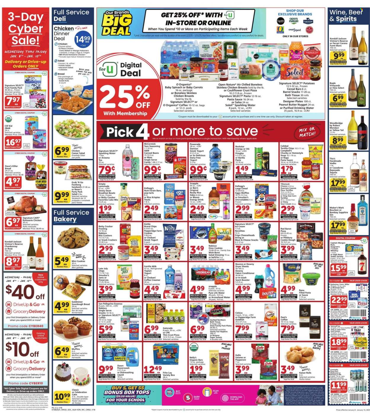 Vons ad - 01/08/2025 - 01/14/2025. Page 1