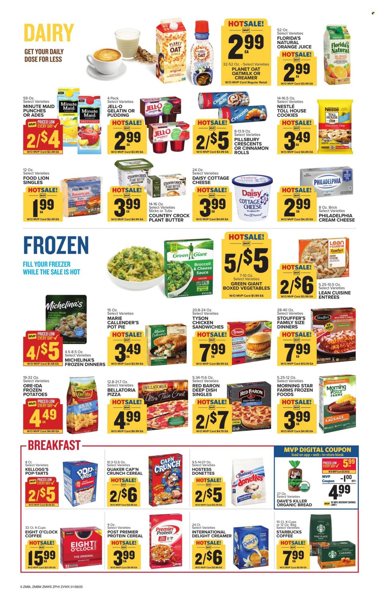 Food Lion ad - 01/08/2025 - 01/14/2025. Page 1