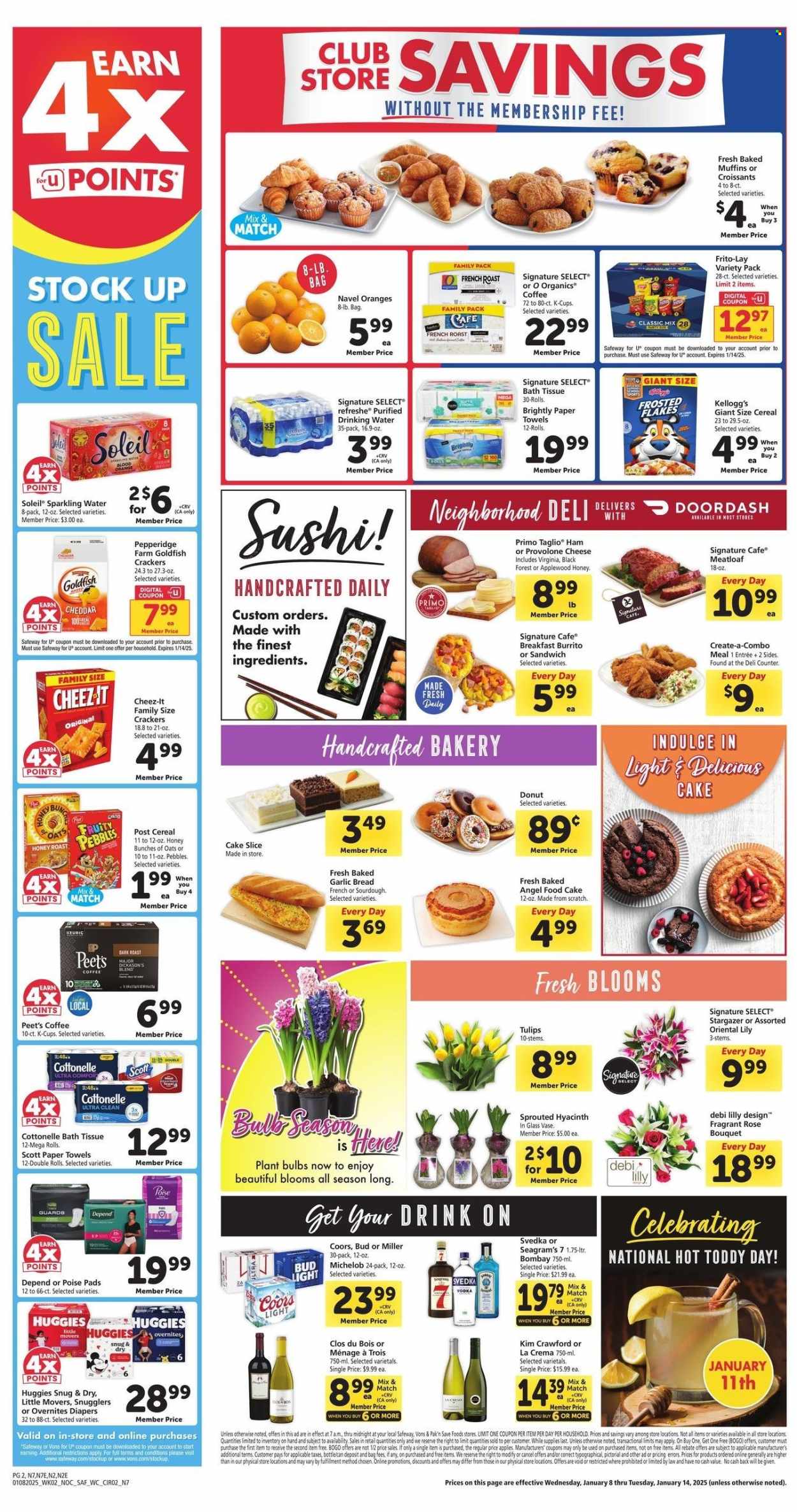 Safeway ad - 01/08/2025 - 01/14/2025. Page 1