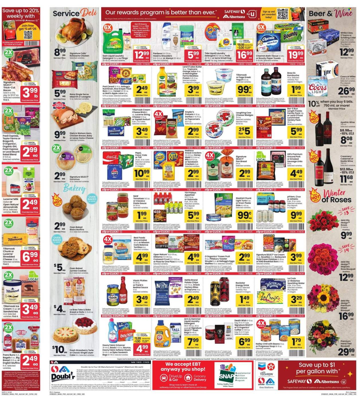 Safeway ad - 01/08/2025 - 01/14/2025. Page 1