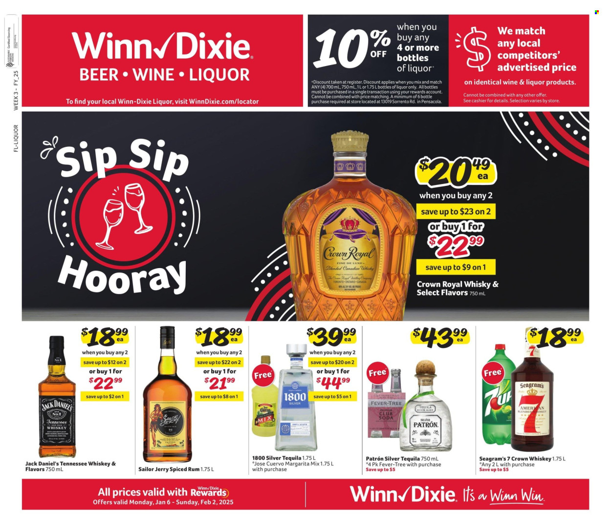 Winn Dixie ad - 01/06/2025 - 02/02/2025. Page 1