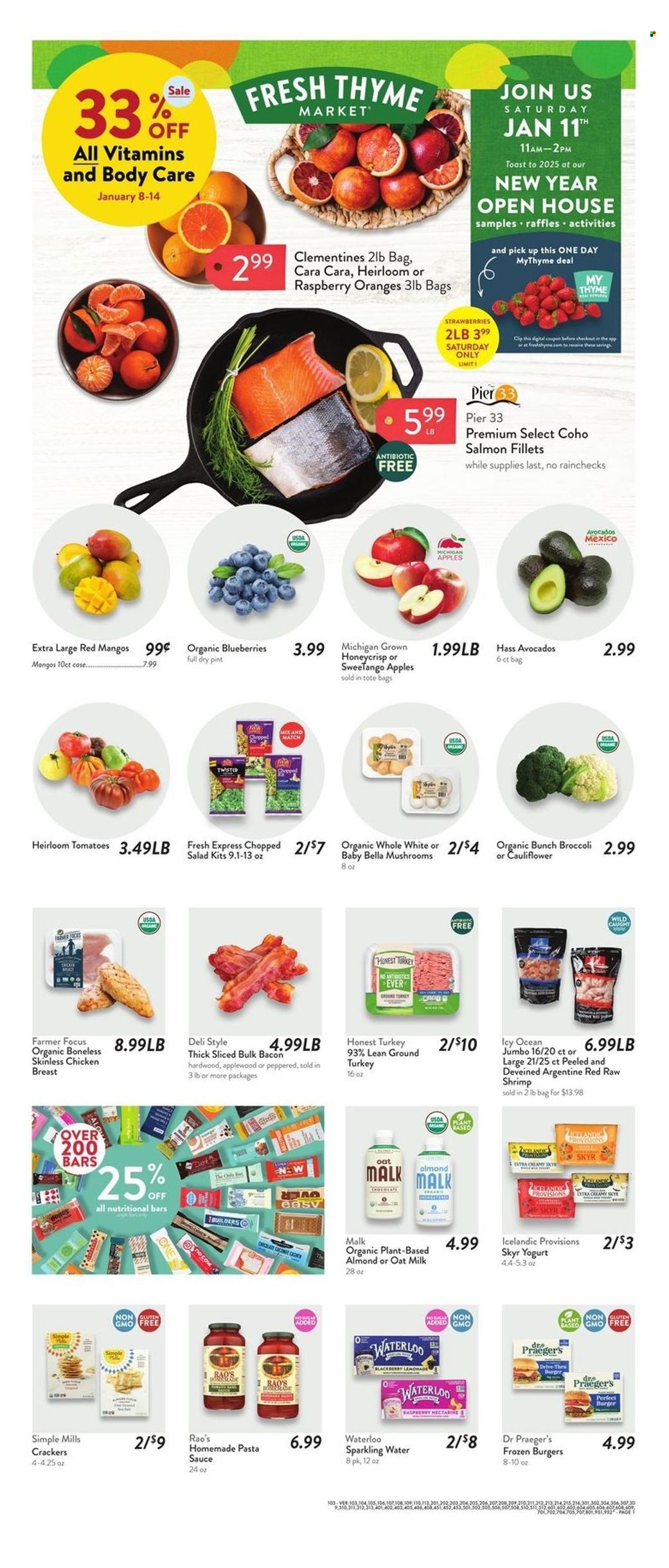 Fresh Thyme ad - 01/08/2025 - 01/14/2025. Page 1