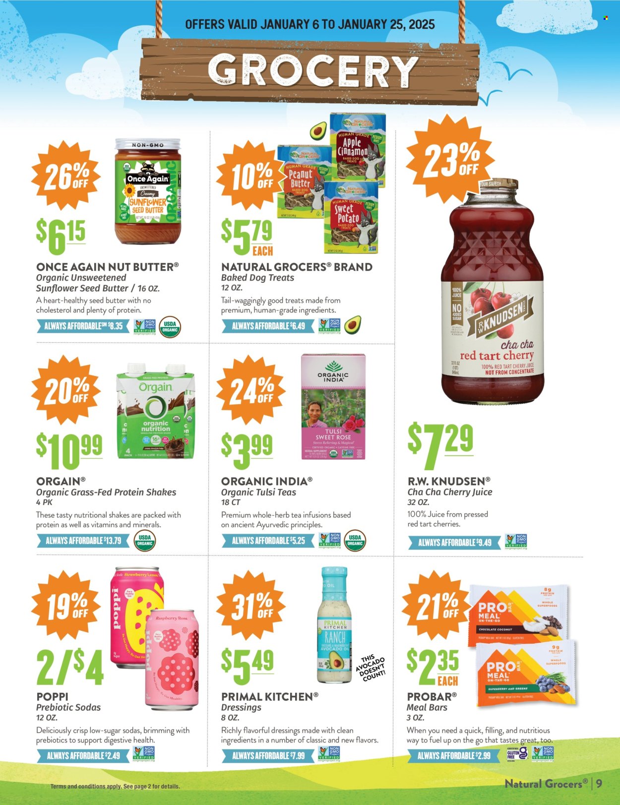 Natural Grocers ad - 01/06/2025 - 01/25/2025. Page 1