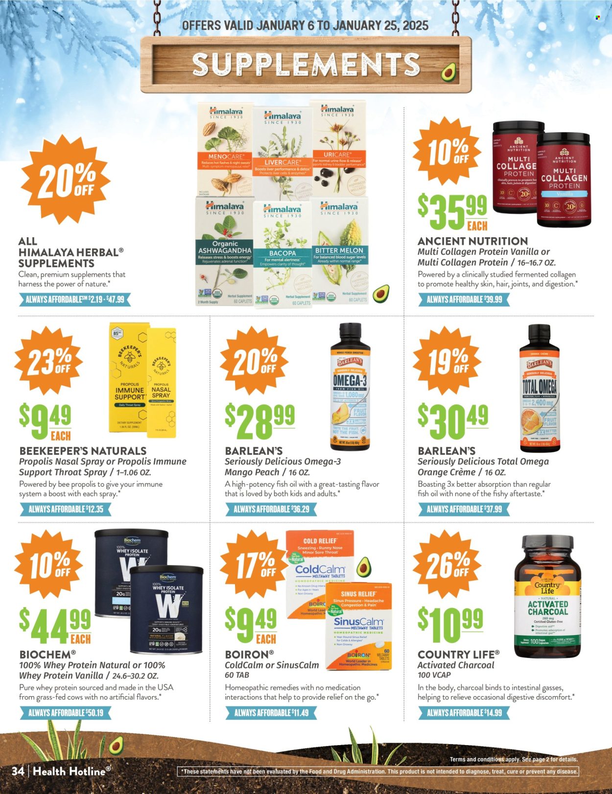 Natural Grocers ad - 01/06/2025 - 01/25/2025. Page 1