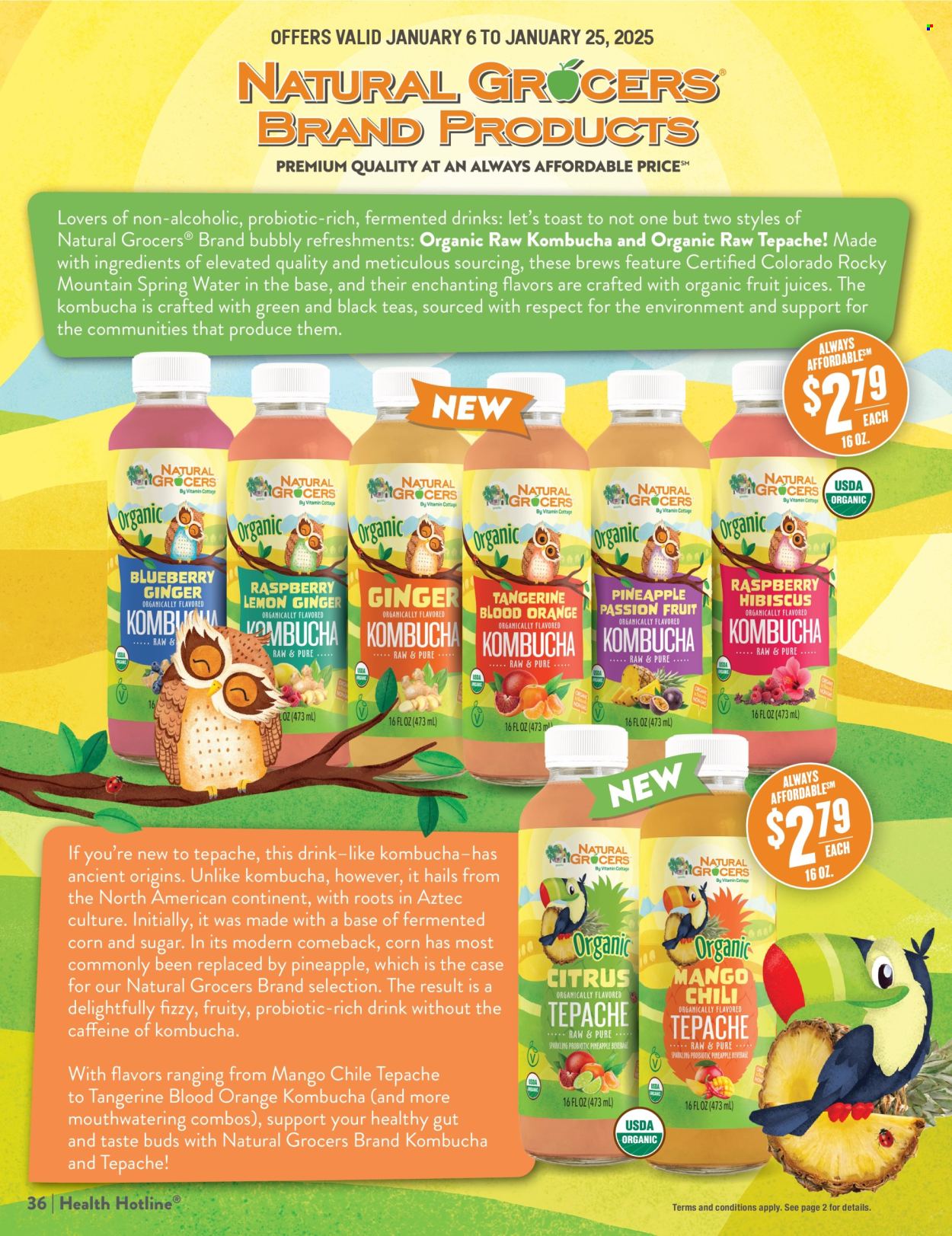 Natural Grocers ad - 01/06/2025 - 01/25/2025. Page 1