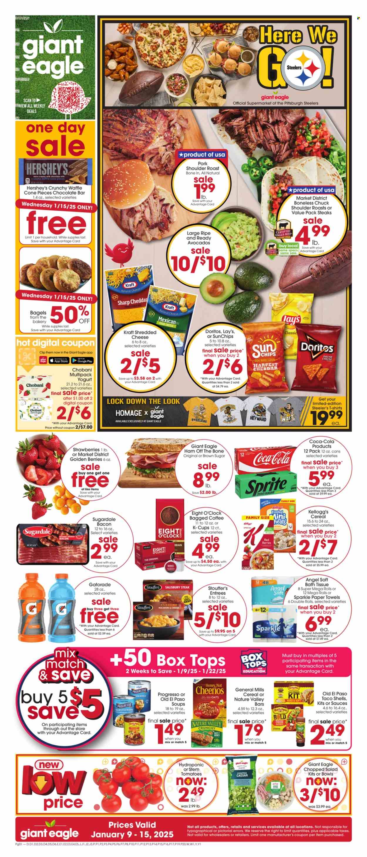 Giant Eagle ad - 01/09/2025 - 01/15/2025. Page 1