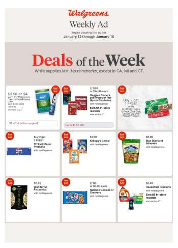 Walgreens Flyer - 01/12/2025 - 01/18/2025.