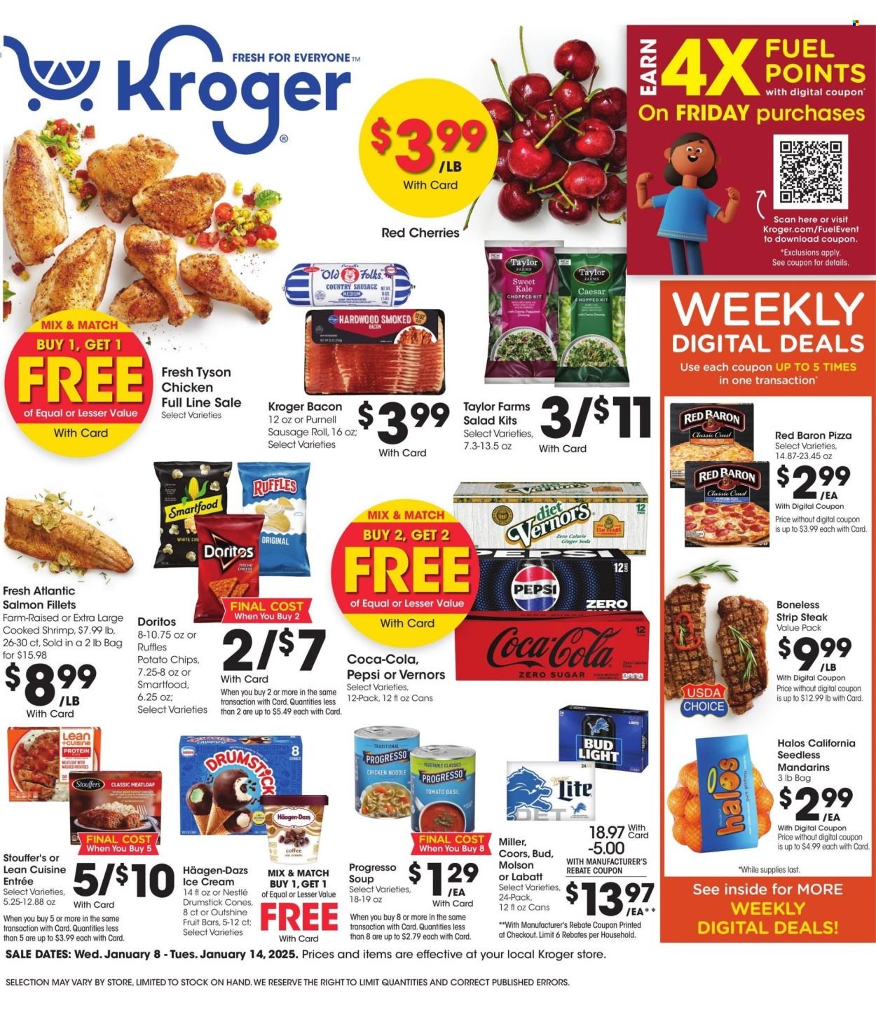 Kroger ad - 01/08/2025 - 01/14/2025. Page 1