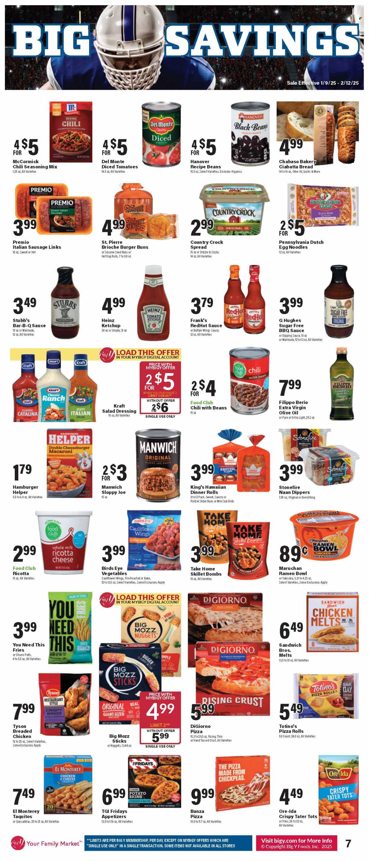 Big Y ad - 01/09/2025 - 01/15/2025. Page 1