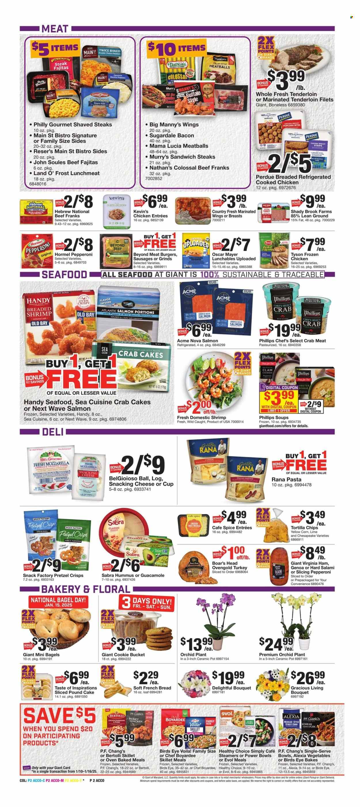 Giant Food ad - 01/10/2025 - 01/16/2025. Page 1