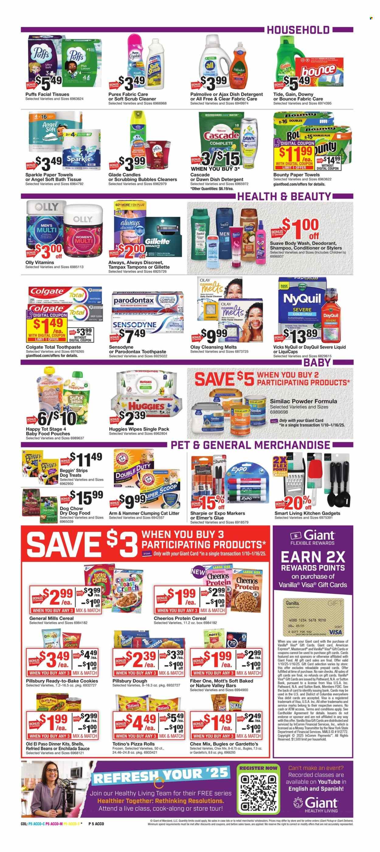 Giant Food ad - 01/10/2025 - 01/16/2025. Page 1